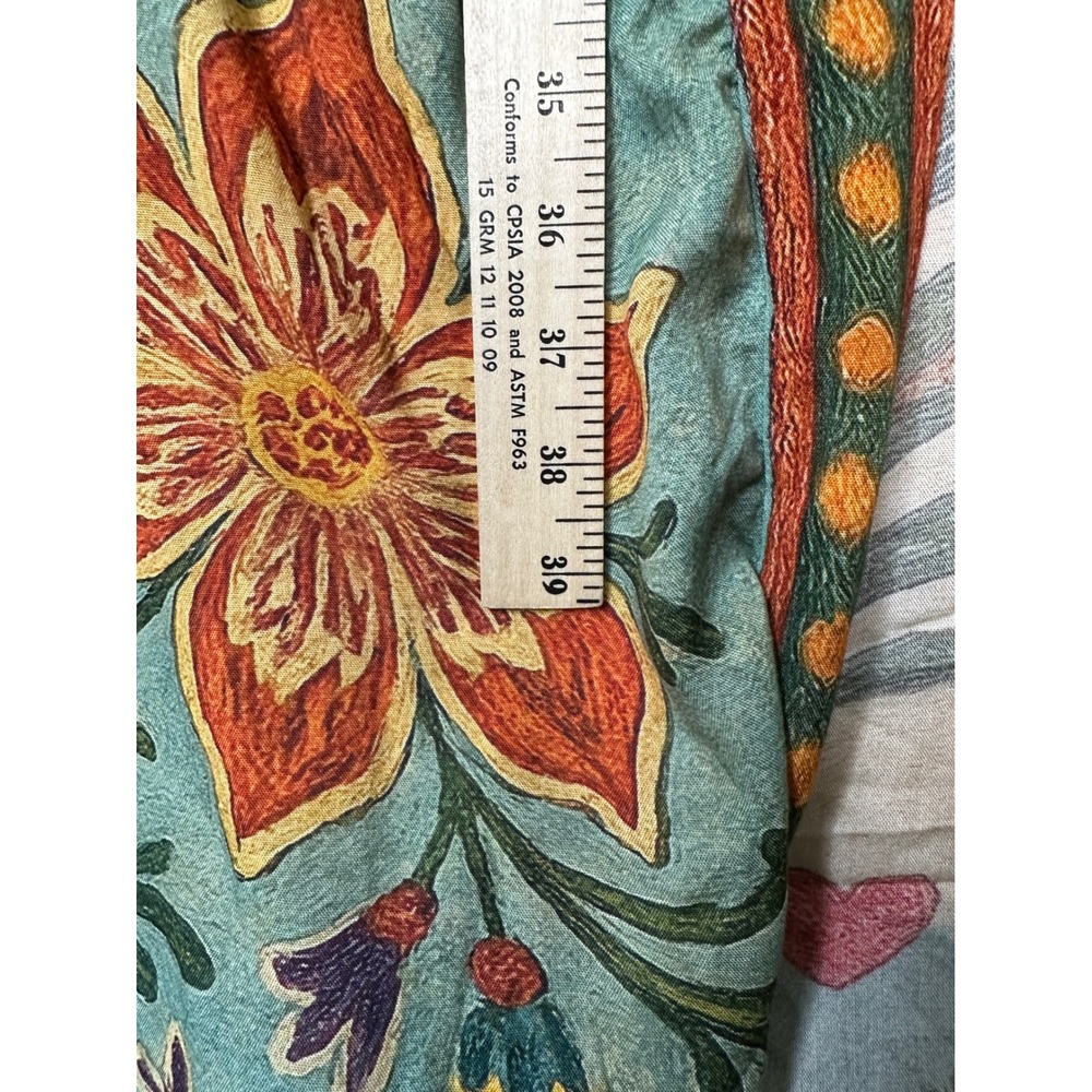 Natural Life Kimono Women L/XL Multicolor Floral Open Front Duster NWT - Picture 5 of 6